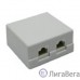 5bites LY-SB02-A Розетка  внешняя RJ-45 5e кат., 2порт.