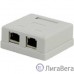 5bites LY-SB11 Розетка  внешняя RJ-45 STP 5e кат., 2порт.