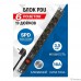5bites PDU619A-06 Блок розеток  6S / AL / SWITCH / 1U / 19″ / 2M*3G*1.5MM2 / VDE