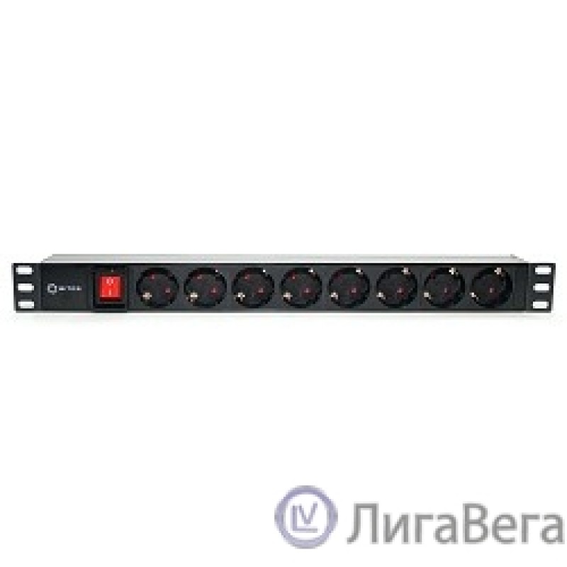 5bites PDU819P-08 Блок розеток  8S / PVC / SWITCH / 1U / 19″ 5bites PDU819P-08 Блок розеток  8S / PVC / SWITCH / 1U / 19″