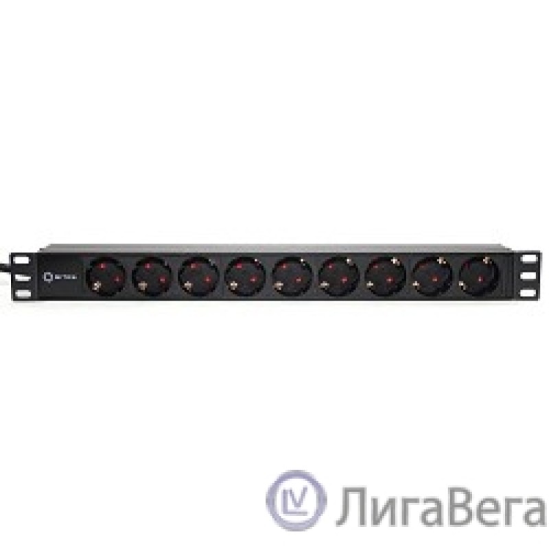 5bites PDU919A-04 Блок розеток  9S / AL / 1U / 19″ / 2M*3G*1.5MM2 / VDE 5bites PDU919A-04 Блок розеток  9S / AL / 1U / 19″ / 2M*3G*1.5MM2 / VDE