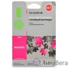 CACTUS CLI-451M Картридж струйный CS-CLI451M пурпурный для Canon MG 6340/5440/IP7240 (10,2ml)