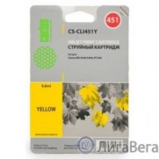 CACTUS CLI-451Y Картридж струйный CS-CLI451Y желтый для Canon MG 6340/5440/IP7240 (10,2ml)