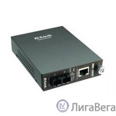 D-Link DMC-300SC/D8A Медиаконвертер с 1 портом 10/100Base-TX и 1 портом 100Base-FX с разъемом SC для многомодового оптического кабеля (до 2 км)