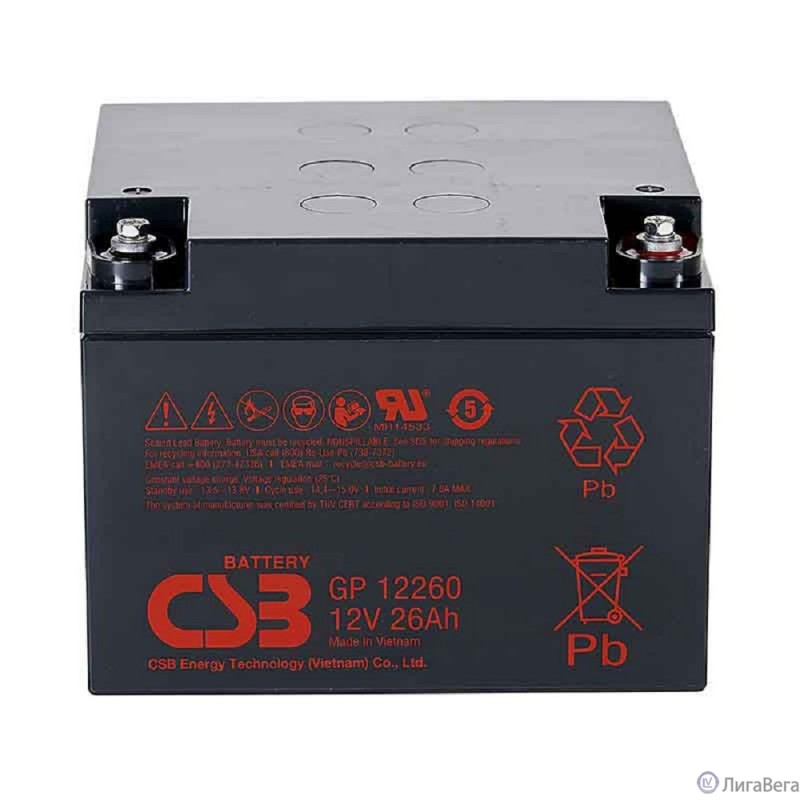 CSB Батарея GP12260 (I) (12V/26Ah) CSB Батарея GP12260 (I) (12V/26Ah)