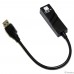 5bites UA3-45-01BK Кабель-адаптер  USB3.0 -> RJ45 10/100/1000 Мбит/с, 10см