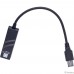 5bites UA3-45-01BK Кабель-адаптер  USB3.0 -> RJ45 10/100/1000 Мбит/с, 10см