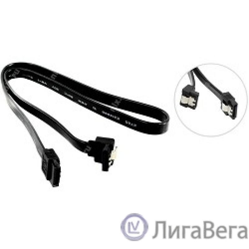 5bites SATA3-7PL50A(BK) Кабель Serial ATA V3.0, 6Гбит/с, защелка, 0.50м 5bites SATA3-7PL50A(BK) Кабель Serial ATA V3.0, 6Гбит/с, защелка, 0.50м