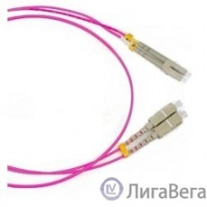 Hyperline FC-D2-504-LC/PR-LC/PR-H-1M-LSZH-MG Патч-корд волоконно-оптический (шнур) MM 50/125(OM4), LC-LC, duplex, LSZH, 1 м