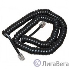 Rexant (18-2043) Шнур витой трубочный 4М телефонный черный