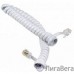 Rexant (18-2041) Шнур витой трубочный 4М телефонный белый Rexant (18-2041) Шнур витой трубочный 4М телефонный белый