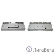 Hyperline FO-19R-1U-3xSLT-W140H42-24UN-GY Бокс оптический универсальный 19″, от 8 до 24 портов (SC, duplex LC, ST, FC), со сплайс пластиной, без пигтейлов и проходных адаптеров, 1U, серый
