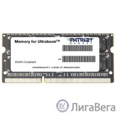 Patriot DDR3 SODIMM 8GB PSD38G1600L2S (PC3-12800, 1600MHz, 1.35V)