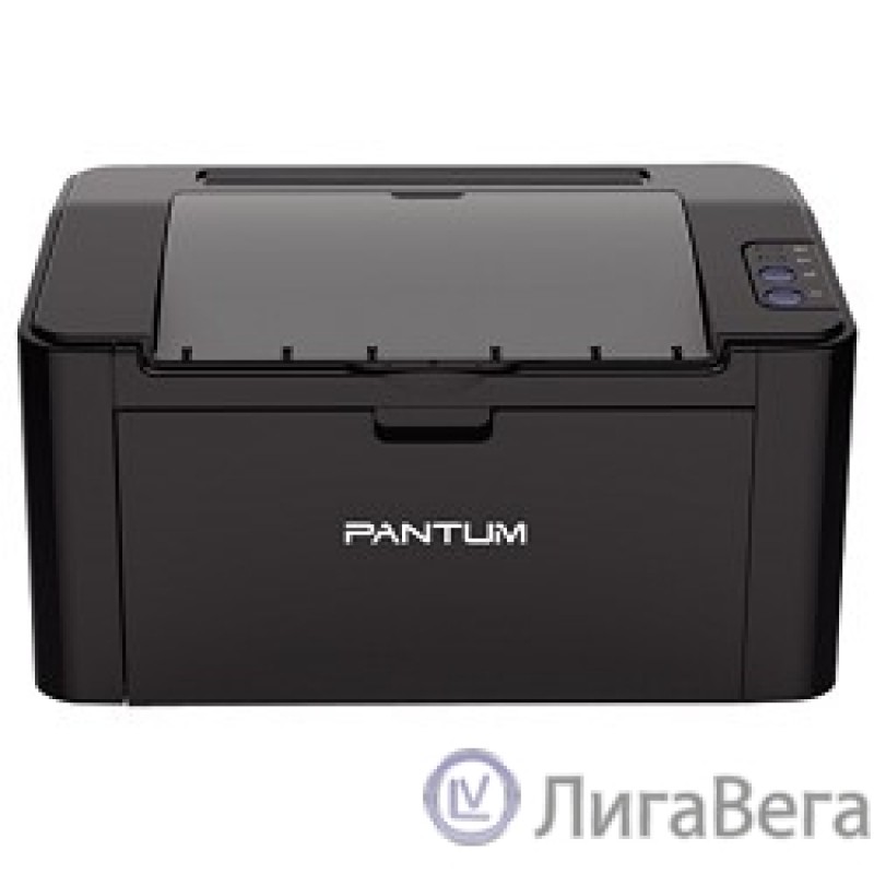 Pantum P2500W Принтер, Mono Laser, A4, 22стр/мин, 1200x1200 dpi, 128MB RAM, лоток 150 листов, USB, RJ45, Wi-Fi, черный корпус