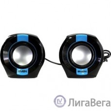 SVEN 150, чёрный-синий (5 Вт, питание USB)
