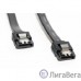 5bites SATA3-7PL45S-(BK) Кабель  Serial ATA V3.0, 6Гбит/с, защелка, 0.45м