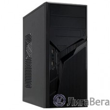 PowerCool S1007BK 450W {Тип: Midi-Tower, цвет: черный, форм-фактор: ATX, mATX, блок питания: 450 Вт, вентилятор: 120 мм, размеры: 175 x 407 x 362 мм, дополнительно: USB x2, наушники, микрофон}