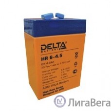 Delta HR 6-4.5 (4.5 А\ч, 6В) свинцово- кислотный аккумулятор  