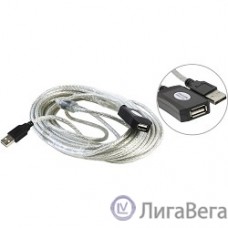 Aopen Кабель-адаптер USB2.0-repeater, удлинительный активный Af> 10м (ACU823-10M) [6938510851321]