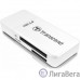 USB 3.0 Multi-Card Reader F5 All in 1 Transcend [TS-RDF5W] White