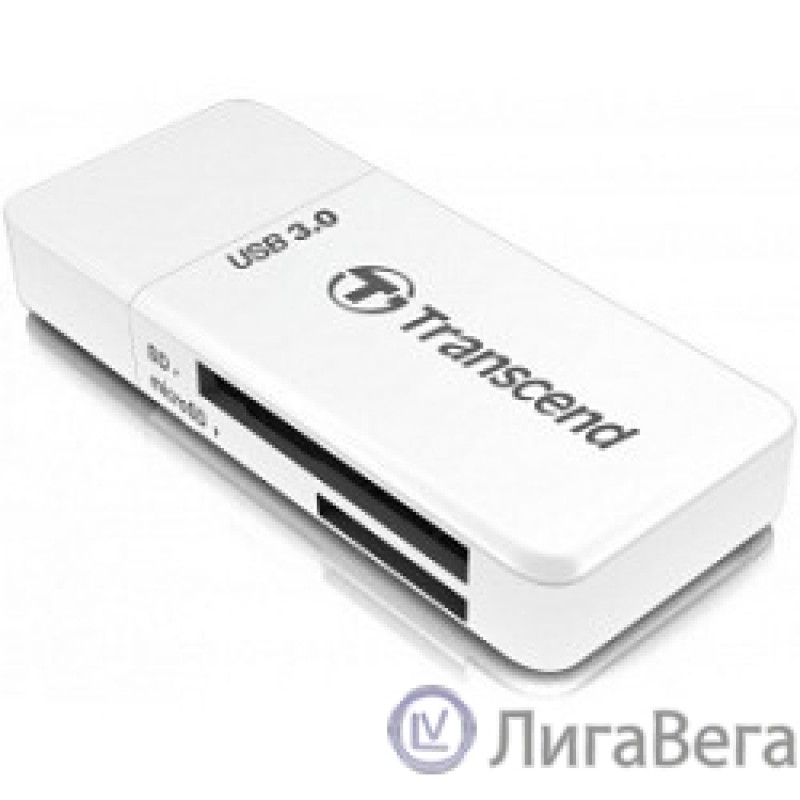 USB 3.0 Multi-Card Reader F5 All in 1 Transcend [TS-RDF5W] White