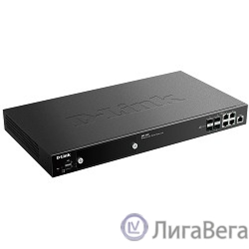 D-Link DWC-2000/A2A PROJ Беспроводной контроллер с 4 комбо-портами 100/1000Base-T/SFP, 2 USB-портами и 1 слотом расширения