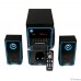 Dialog Progressive AP-222B BLACK - акустические колонки 2.1, 30W+2*10W RMS, Bluetooth, USB+SD reader