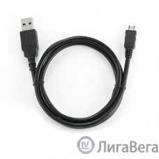 Bion Кабель двухсторонний USB 2.0 - micro USB, dAM/microB 5P, позолоченные контакты, 1м, черный [BXP-CC-mUSB2D-010]