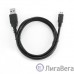 Bion Кабель двухсторонний USB 2.0 - micro USB, dAM/microB 5P, позолоченные контакты, 1м, черный [BXP-CC-mUSB2D-010]