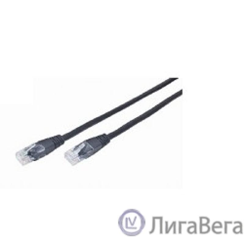 Патч-корд Bion [BPC-U5E101-0.25M-BK] U/UTP, Cat.5e, AWG 26 (7/0,16мм), CCA, многожильный, PVC, 0,25м, черный