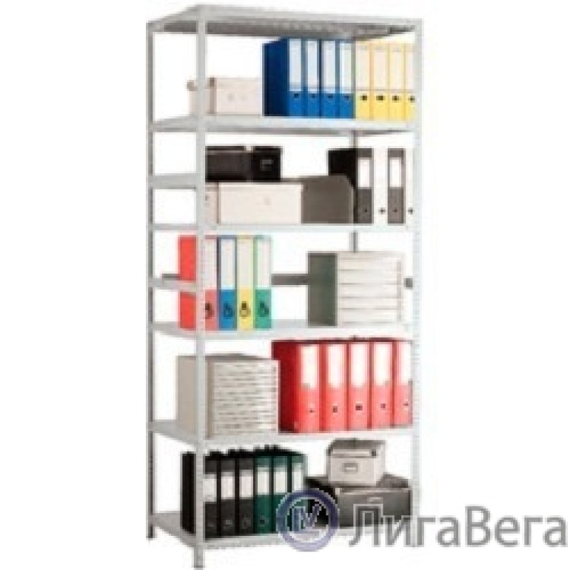 Стеллаж MS 185/100х60/4 (Размеры внешние (ВхШхГ) 1850х1000х600 мм, 4 полки, с единой стойкой) [S24199156402]