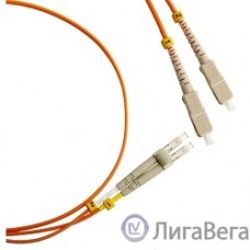 Hyperline FC-D2-50-LC/­PR-SC/­PR-H-2M-LSZH-OR (FC-50-LC-SC-PC-2M) Патч-корд волоконно-оптический (шнур) MM 50/­125, LC-SC, duplex, LSZH, 2 м