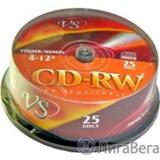 VS CD-RW 80 4-12x CB/25       