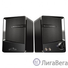 Oklick OK-126 2.0 черный 6Вт портативные