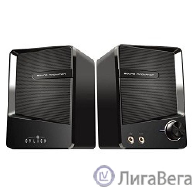 Oklick OK-126 2.0 черный 6Вт портативные