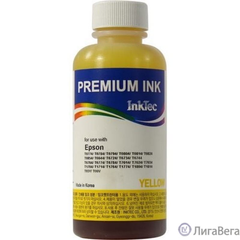 InkTec Чернила Epson R270, E0010 (InkTec) T0824, Y, 0,1л (оригинальная фасовка) (E0010-100MY) InkTec Чернила Epson R270, E0010 (InkTec) T0824, Y, 0,1л (оригинальная фасовка) (E0010-100MY)