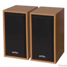 Perfeo колонки ″Cabinet″ 2.0, мощность 2х3 Вт (RMS), бук дерево, USB (PF-84-WD)