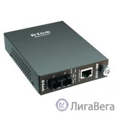 D-Link DMC-515SC/D7A(E) Медиаконвертер с 1 портом 10/100Base-TX и 1 портом 100Base-FX с разъемом SC для одномодового оптического кабеля (до 15 км)
