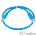 Exegate EX172877RUS Патч-корд UTP-RJ45-RJ45-5e-0,5M-BL, UTP, cat.5e, 0.5м, синий