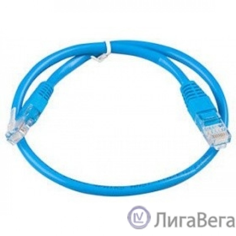 Exegate EX172877RUS Патч-корд UTP-RJ45-RJ45-5e-0,5M-BL, UTP, cat.5e, 0.5м, синий