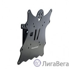 Kromax CASPER-201 black, для LED/LCD TV 20*-40″, max 30 кг, 1 ст свободы, наклон +5°-15°,