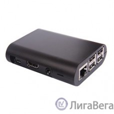 Raspberry 41433 Корпус PI 3/PI 2 model B/ model B+ (Black) овальный, на винтах (41433)