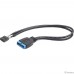 Cablexpert Внутренний USB2 - USB3 кабель, 9pin/19pin, 0.3m (CC-U3U2-01) Cablexpert Внутренний USB2 - USB3 кабель, 9pin/19pin, 0.3m (CC-U3U2-01)