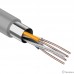 PROconnect (01-0121-3) Кабель витая пара омедненный F/UTP, CCA, CAT 5e, PVC, 2PR, 24AWG, INDOOR, SOLID, серый, 305м