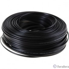 Rexant (01-5109) Кабель телефонный 4 жилы, 100 м., черный, (ШТЛП-4)