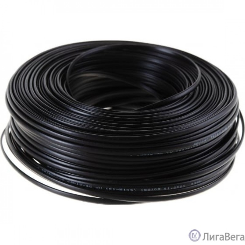 Rexant (01-5109) Кабель телефонный 4 жилы, 100 м., черный, (ШТЛП-4) Rexant (01-5109) Кабель телефонный 4 жилы, 100 м., черный, (ШТЛП-4)