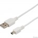 Rexant (18-1134) Кабель USB-A – mini USB, 1А, 1,8м, ПВХ, белый