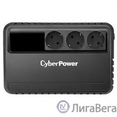 CyberPower BU725E ИБП {Line-Interactive, 725VA/390W (3 EURO), 12В/5 Ач х 1}