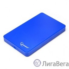 Gembird EE2-U2S-40P-B Внешний корпус 2.5″ Gembird EE2-U2S-40P-B, синий, USB 2.0, SATA, пластик