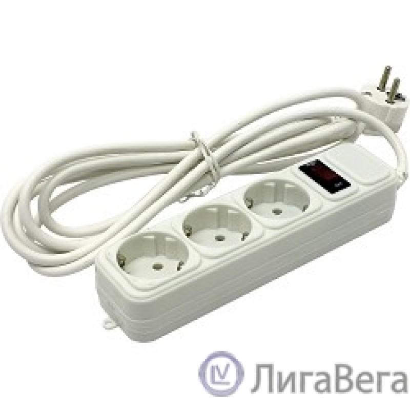 Exegate EX221181RUS Сетевой фильтр Exegate SP-3-3W (3 розетки, 3м, евровилка, белый) Exegate EX221181RUS Сетевой фильтр Exegate SP-3-3W (3 розетки, 3м, евровилка, белый)